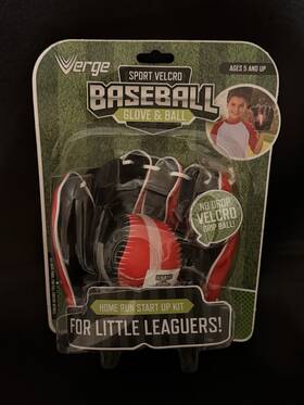 1000089 Verge 1000089/fb Sport Hook And Loop Stick Baseball Glove Ball For Little Leaguers-z