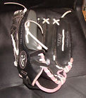 Wfp115 Rawlings Fastpitch " Pink Leather Throw Glove Softball Hand 11.5