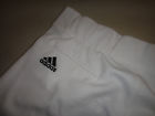 228845 White Men Baseball Pants Sz Design Adidas Black
