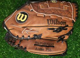 A1880 Wilson 026388468072 Pro Staff Series Leather Baseball Glove Model Ps5 12.5 Inch Rht
