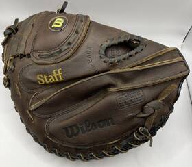 A1871 Wilson 026388835607 Staff Series Pro Toe Back Catchers Glove Premium Steerhide Rht