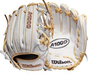 H1175 Wilson 097512439688 A1000 11.75 Inch Infield Fast Pitch Glove White/cream New Without Tags