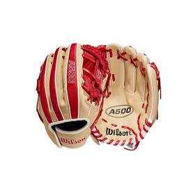 A500 Wilson 097512642606 11 Inch Utility Youth Baseball Glove - Right Hand Throw Blonde/red/white A500 Wilson 097512642606 11 Inch Utility Youth Baseball Glove - Right Hand Throw Blonde/red/white