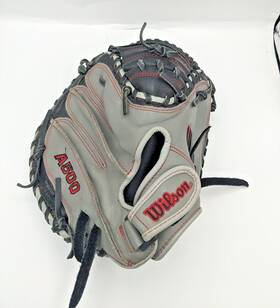 A500 Wilson 097512645669 32 Inch Youth Baseball Catchers Mitt Black Grey Rht Right Hand Throw A500 Wilson 097512645669 32 Inch Youth Baseball Catchers Mitt Black Grey Rht Right Hand Throw
