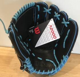 A2000 Wilson 097512951913 Black And Blue B23 Pro Stock Rh Pitchers Baseball Glove 12 Inch A2000 Wilson 097512951913 Black And Blue B23 Pro Stock Rh Pitchers Baseball Glove 12 Inch