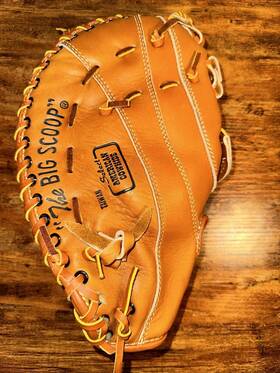 1888 Wilson Vintage The Big Scoop Baseball Mitt American Cowhide Near Mint