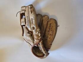 80-1712 Wilson Vtg Buddy Bell Signature Ball Hawk Kids Baseball Glove Rht Korea