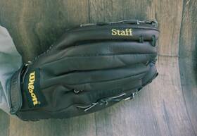 A1863 Wilson 810019331770 Staff Series Glove Mitt 14 Inch Leather Lht Large Rare A1863 Wilson 810019331770 Staff Series Glove Mitt 14 Inch Leather Lht Large Rare