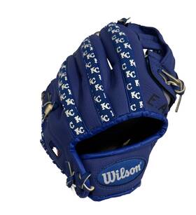 A2481 Wilson 883813623983 Kmpit Kansas City Royals Youth T-ball Glove 10 Inch Left Handed Rh Mit