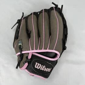 Wtao1rb15b510bp Wilson 887768292140 T Ball Glove Leather 10 Inch Right Hand Throw Black Pink Wtao1rb15b510bp Wilson 887768292140 T Ball Glove Leather 10 Inch Right Hand Throw Black Pink