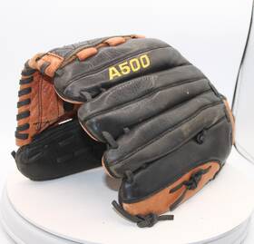A500 Wilson 888313270552 Advantage 13 Inch Baseball Softball Glove Black Tan Leather Basket A500 Wilson 888313270552 Advantage 13 Inch Baseball Softball Glove Black Tan Leather Basket