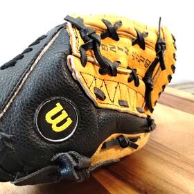 A0350-mlb10 Wilson T-ball Mlb A0350 B10 Genuine Leather Baseball Glove 10 Inch Rht