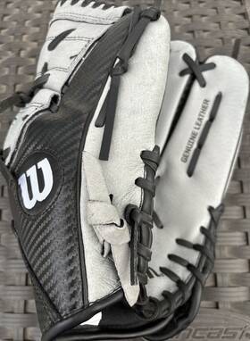 A03lb2112 Wilson A360 12 Inch Baseball Glove Leather Left Hand Throw Gray Black All Position