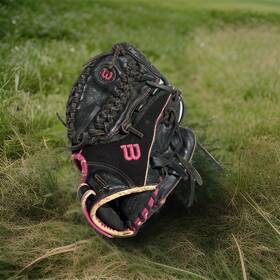 A0440fpfl12 Wilson 12 Inch Fast Pitch Softball Glove Cat Rht Pink Trim A0440fpfl12 Wilson 12 Inch Fast Pitch Softball Glove Cat Rht Pink Trim