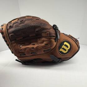 Wilson A0462-fp11 A0462 Fp11 Fastpitch Softball Glove 11 Inch Left Hand Throw Leather Brown