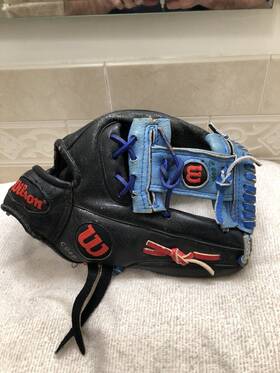 A04rb15hr1125 Wilson A450 Boys Girls Fully Broken In 11.25 Inch Baseball Softball Glove Right Thro