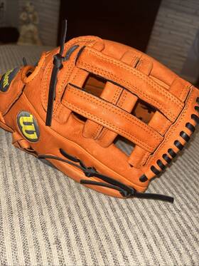 A04rb181799 Wilson A450 Orange 12 Inch Youth Baseball Glove Right Hand Throw H Web