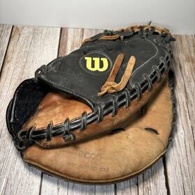 A0500-cm Wilson A500 Catchers Mit Baseball Glove 32 Inch Tan Black Ecco Leather A0500 Cm Rht
