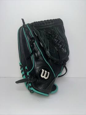 A05lf16125 Wilson A500 Black Baseball Glove 12.5 Inch Left Hand Throw Lht 12 1/2 A05lf16125 Wilson A500 Black Baseball Glove 12.5 Inch Left Hand Throw Lht 12 1/2