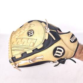 A05lf22125 Wilson A500 Lht 12.5 Inch Youth Outfield Baseball Glove Utility Black Tan A05lf22125 Wilson A500 Lht 12.5 Inch Youth Outfield Baseball Glove Utility Black Tan