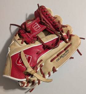 A05rb2311 Wilson A500 11 Inch Youth Baseball Glove - Tan And Red Right Hand Throw