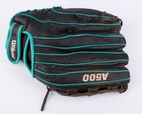 A05rf16125 Wilson A500 12.5 Inch Baseball Softball Glove Right Hand Throw Black