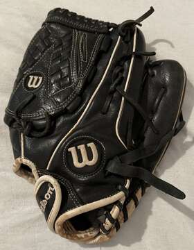 A05rf17125 Wilson Siren Series Black A500 12.5 Inch Baseball Glove Rht