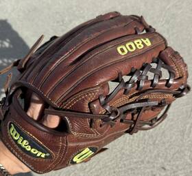 A0800bb1175 Wilson A800 Game Ready Baseball Glove 11 3/4 Inch Softfit Brown Rht Used A0800bb1175 Wilson A800 Game Ready Baseball Glove 11 3/4 Inch Softfit Brown Rht Used