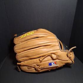 A0800bble3 Wilson A800 Baseball Glove 11.75 Inch Rht Game Ready Ecco Leather Brown Black