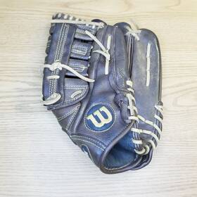 A08rb16001225 Wilson 12.25 Inch Baseball Softball Glove Right Hand Throw A800 Dark Brown Leather