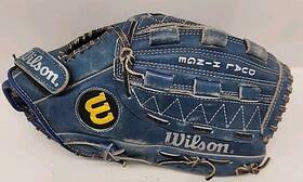 A9861 Wilson A0961 Os2 Cowhide Leather Softball Glove Optima Silver Series Rht