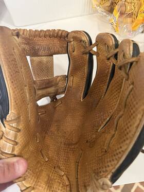 A1816 Wilson A2k 11.75 Inch Tan Black Leather Baseball Softball Glove