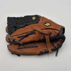 A1832-pr07 Wilson 11.5 Inch Brown Black Leather Broken-in Mlb Baseball Glove A1832 Pr07