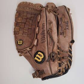 A1841 Wilson Staff Series Brown Leather Baseball Glove Right Rht 12 Inch See Pics