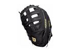 A2000 Wilson Black First Base Mitt Adult 12 Inches Left Handed Thrower New 026388089178