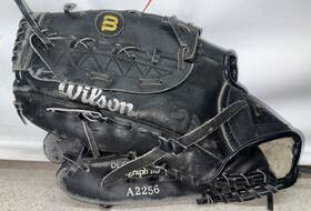 A2256 Wilson Deion Sanders Model Left Hand Throw Baseball Glove Black