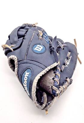 A2481-kmtbr Wilson A2481 10 Inch T-ball Baseball Glove Rht Tb Tampa Bay Devil Rays Mlb Blue Htf