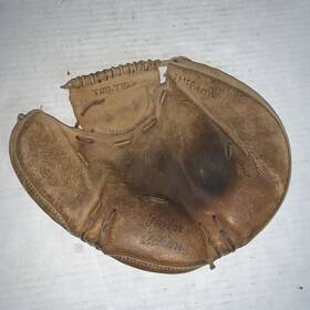 A2534 Wilson Rare Vintage Usa Baseball Glove Twin Action Tru Trap Bob Tillman