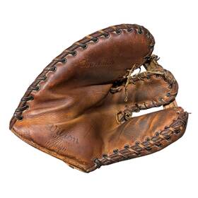 A2626 Wilson Vintage Top Notch Trapper Mitt Glove Leather Brown Made Usa A2626 Wilson Vintage Top Notch Trapper Mitt Glove Leather Brown Made Usa