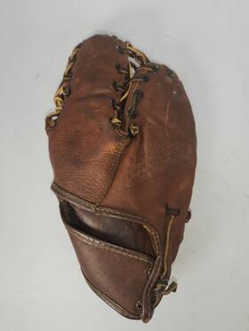 A2692 Wilson Vintage Inch Trapper Leather Catchers Mitt Glove Made In Usa