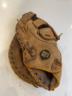A2876 Wilson Vtg Big Scoop Bob Watson Left Lht First Baseman Baseball Glove Mitt