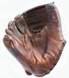 A2942 Wilson Vintage Professional Baseball Glove Model Bob Feller Rare