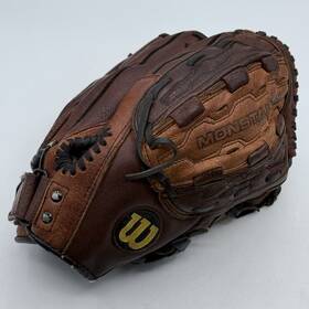 A440-fp12 Wilson A440 12 Inch Monster Web Leather Fastpitch Softball Glove Right Throw A440-fp12 Wilson A440 12 Inch Monster Web Leather Fastpitch Softball Glove Right Throw