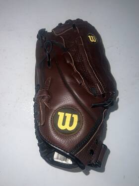 A712 Wilson Clean Brown Leather Baseball Glove 12.5 Inch Left Hand Throw Smooth