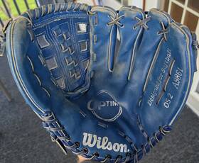 A9861 Wilson A9681 Optima Silver Rht Rh Blue Softball Glove Os2 Right Hand A9861 Wilson A9681 Optima Silver Rht Rh Blue Softball Glove Os2 Right Hand