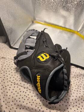 Ab3rb1512 Wilson Baseball Mitt Kids Glove A450 10 Inch Mlb Genuine Leather