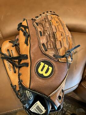 Ad442-fp12 Wilson Mens Monstaweb Fast Pitch Softball Glove Left Hander