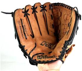 Ad502-p12 Wilson 12 Inch Lh Throw Baseball Glove Ad502 P12 Ecco Leather Pro 500 Dual Hinge Web Ad502-p12 Wilson 12 Inch Lh Throw Baseball Glove Ad502 P12 Ecco Leather Pro 500 Dual Hinge Web