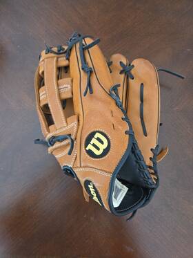 Ad9rs20d14 Wilson A950 Baseball Glove Black- Tan Black 14 Inch