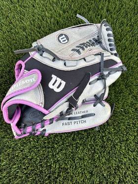 Ao4rf1912 Wilson Flash Fast Pitch Softball Glove 12 Inch Purple/gray Leather Right Ao4rf1912 Wilson Flash Fast Pitch Softball Glove 12 Inch Purple/gray Leather Right
